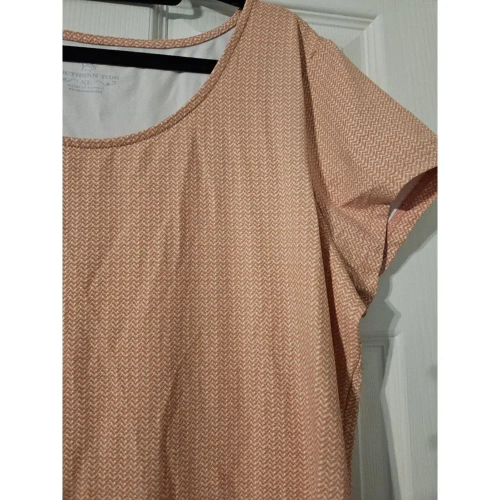 Southern Tide Womens Dress Shirley‎ Performance Ruched Size XL